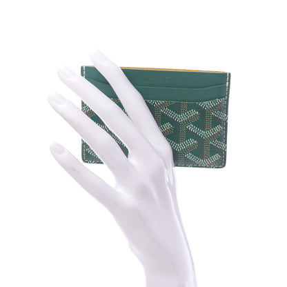 Goyard Goyardine Saint Sulpice Card Holder Green 2 of 6