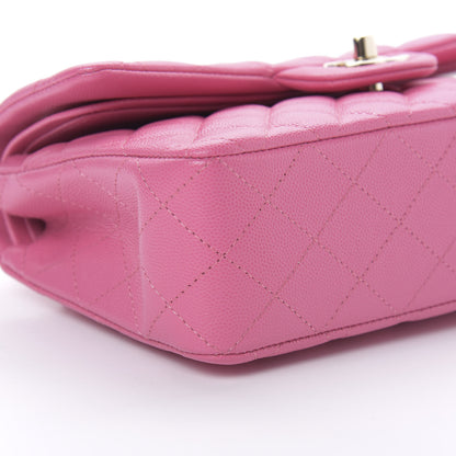 Chanel Caviar Quilted Small Double Flap Pink 9 of 11
