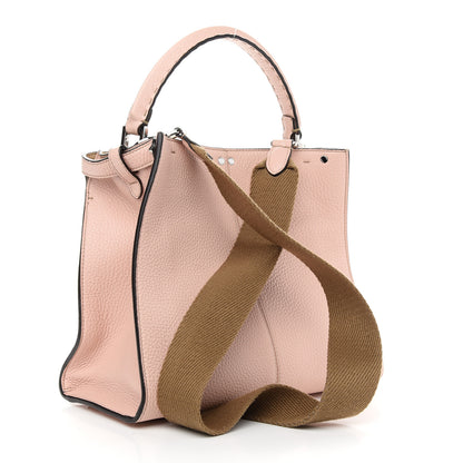 Fendi Cuoio Romano Selleria Bi-Color Medium Peekaboo X-Lite Panna Camelia 3 of 8