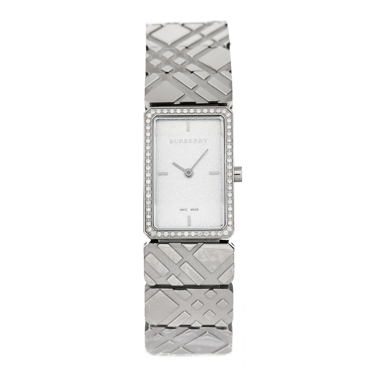 Burberry Stainless Steel Diamond Bezel 19mm Quartz Watch BU5503 1 of 4