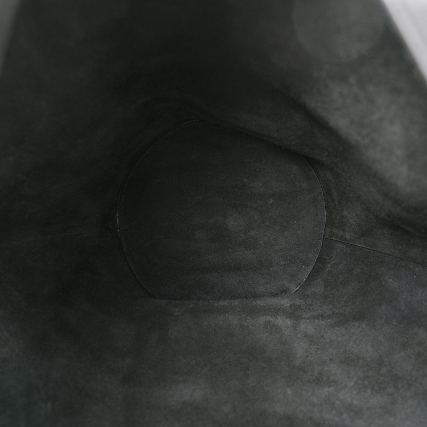Pebbled Sport Calfskin Medium Lotus Tote Black