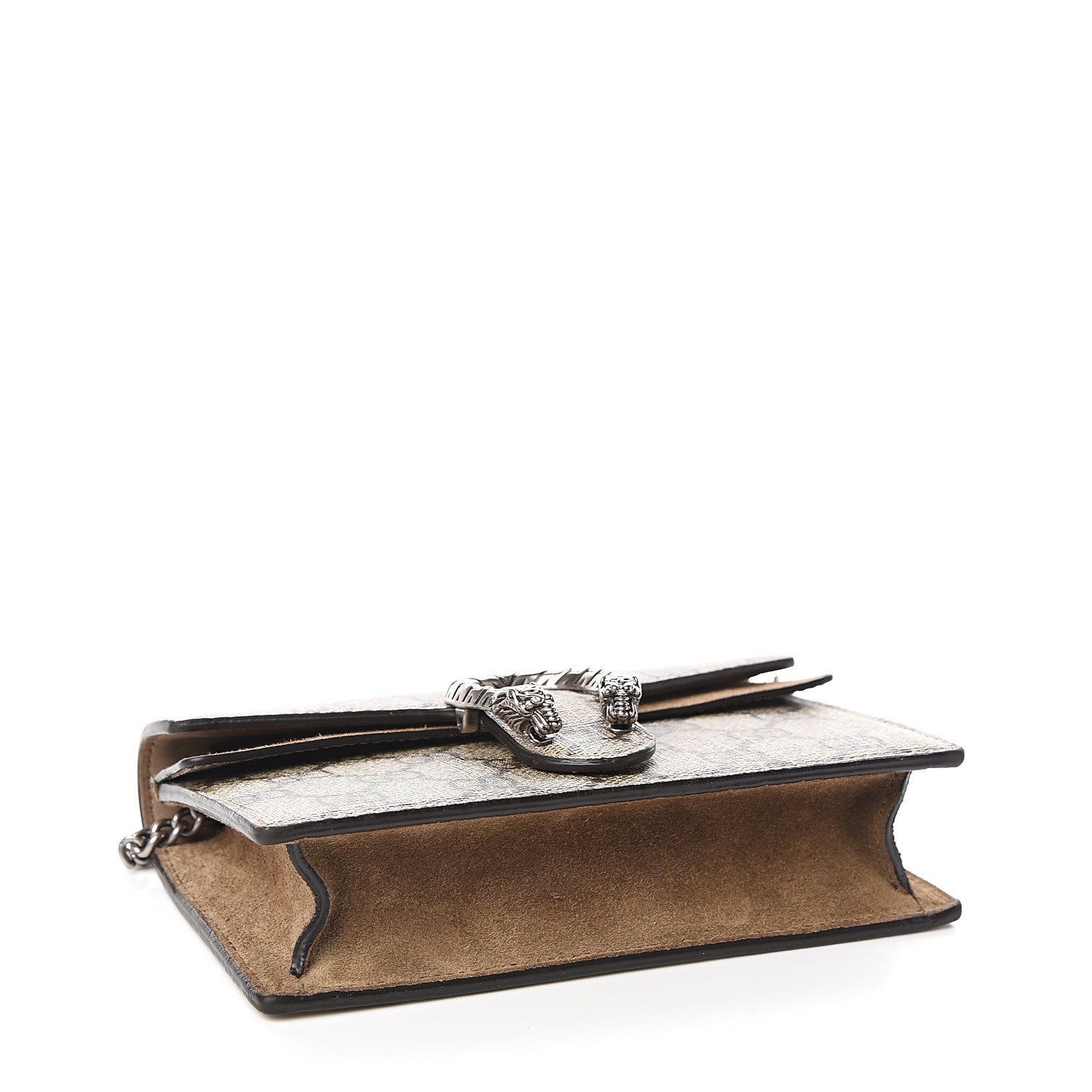 Gucci GG Supreme Monogram Super Mini Dionysus Shoulder Bag Taupe 3 of 9