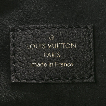 Louis Vuitton Calfskin Lockme Bucket MM Black 6 of 8