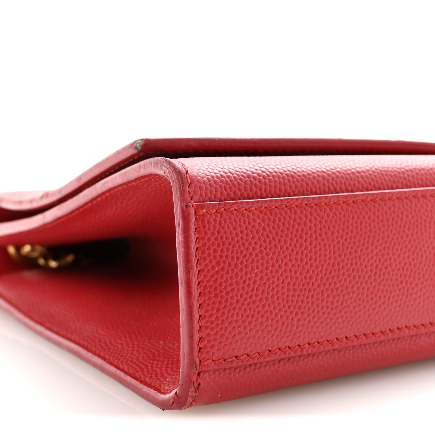 Grain De Poudre Medium Monogram Kate Satchel Red