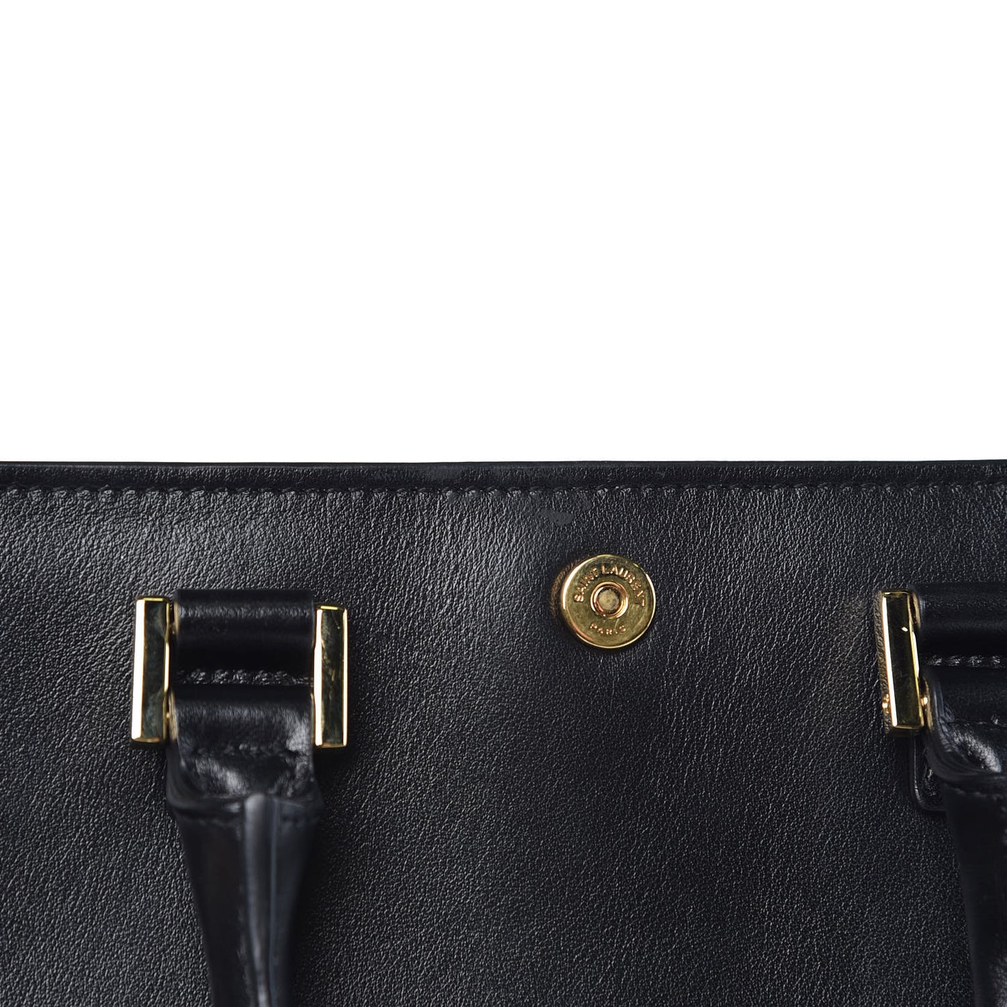 Calfskin Monogram Baby Cabas Black