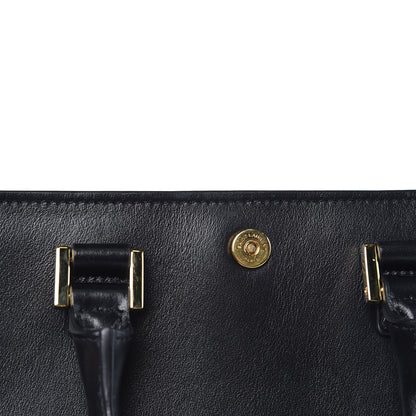 Saint Laurent Calfskin Monogram Baby Cabas Black 7 of 7