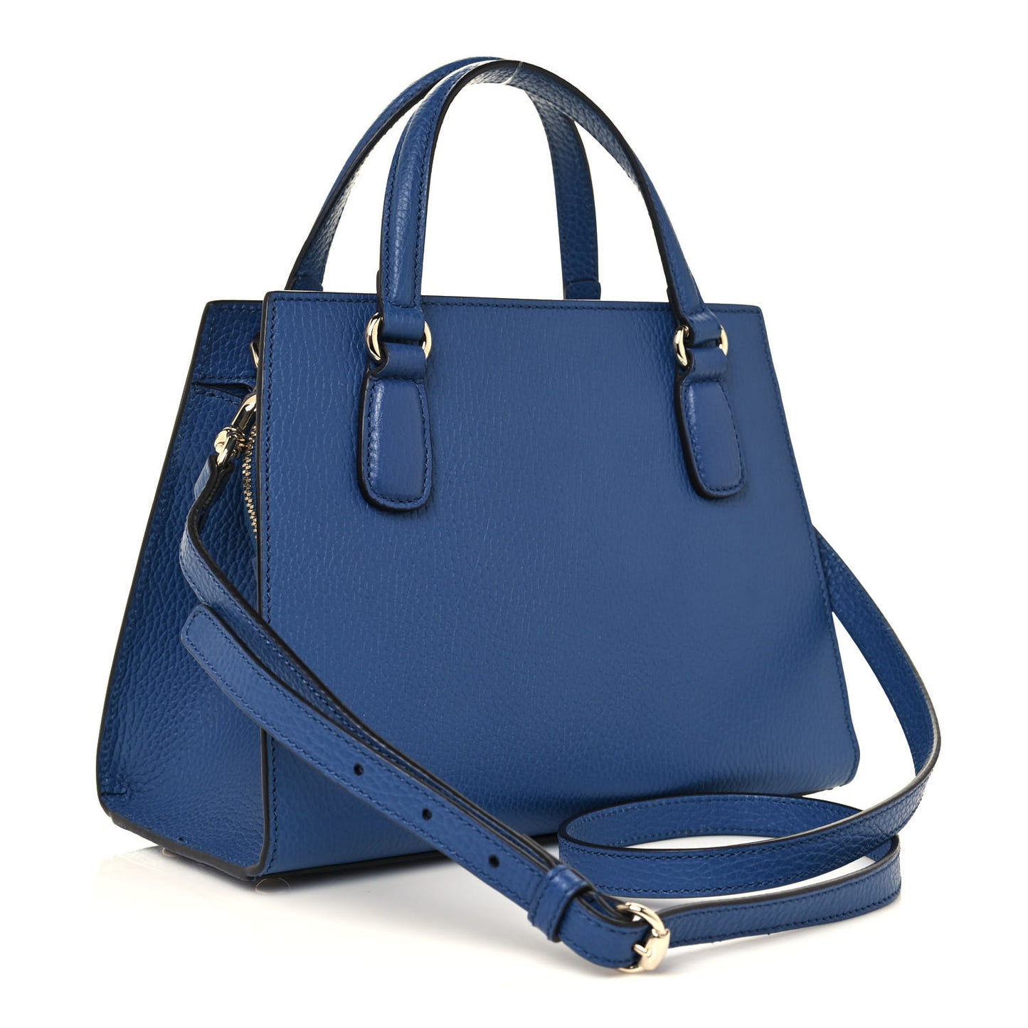 Dollar Calfskin Medium Soho Top Handle Satchel Caspian
