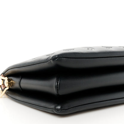 Louis Vuitton Lambskin Embossed Monogram Coussin PM Black 11 of 12