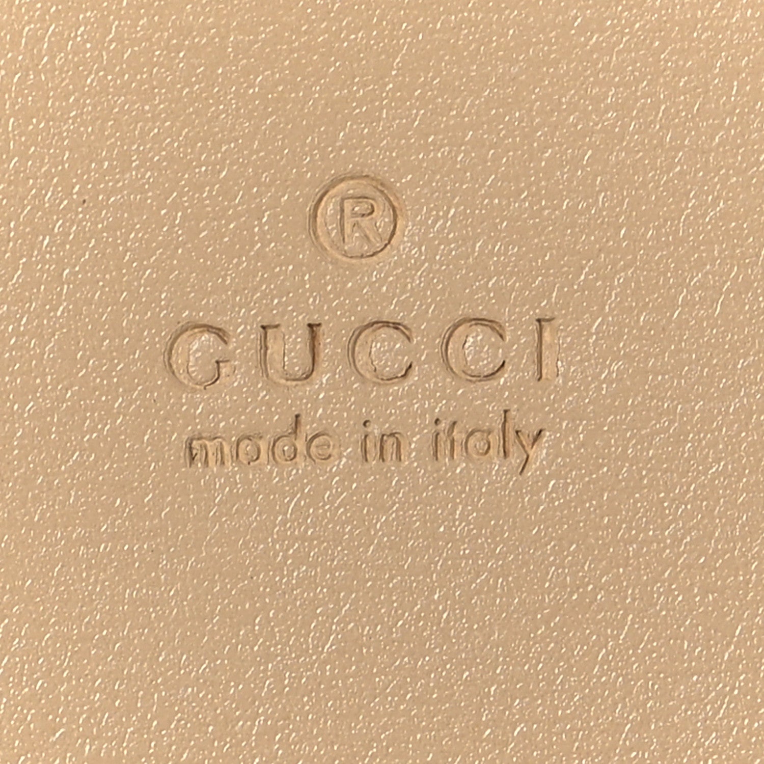 Gucci Boarded Plutone Calfskin Horsebit 1955 Wallet On Chain Bubble Tea 6 of 7