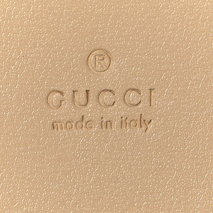 Gucci Boarded Plutone Calfskin Horsebit 1955 Wallet On Chain Bubble Tea 6 of 7