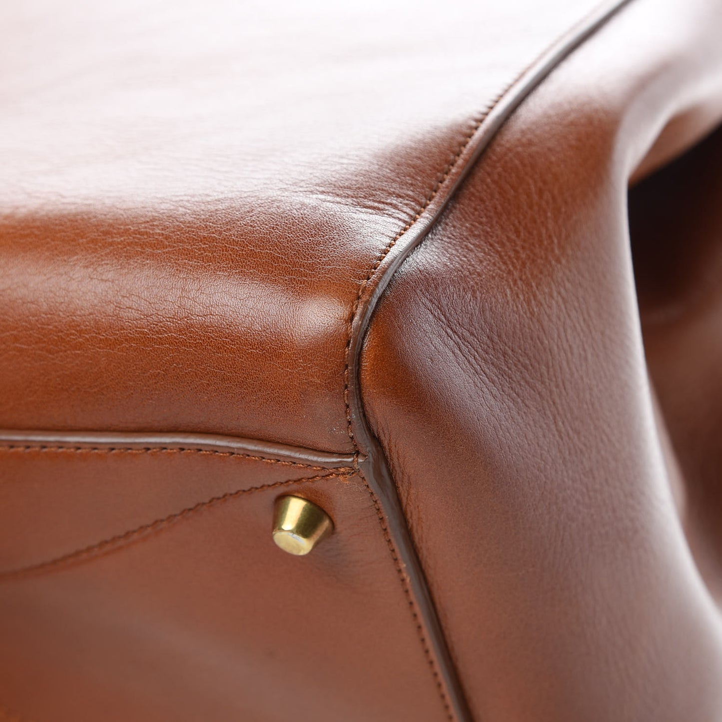 Calfskin Tote Cognac