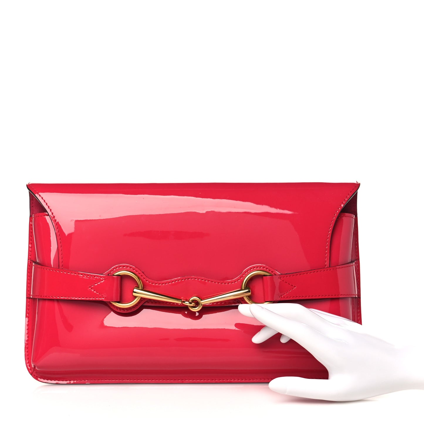 Patent Large Bright Bit Clutch Shocking Pink
