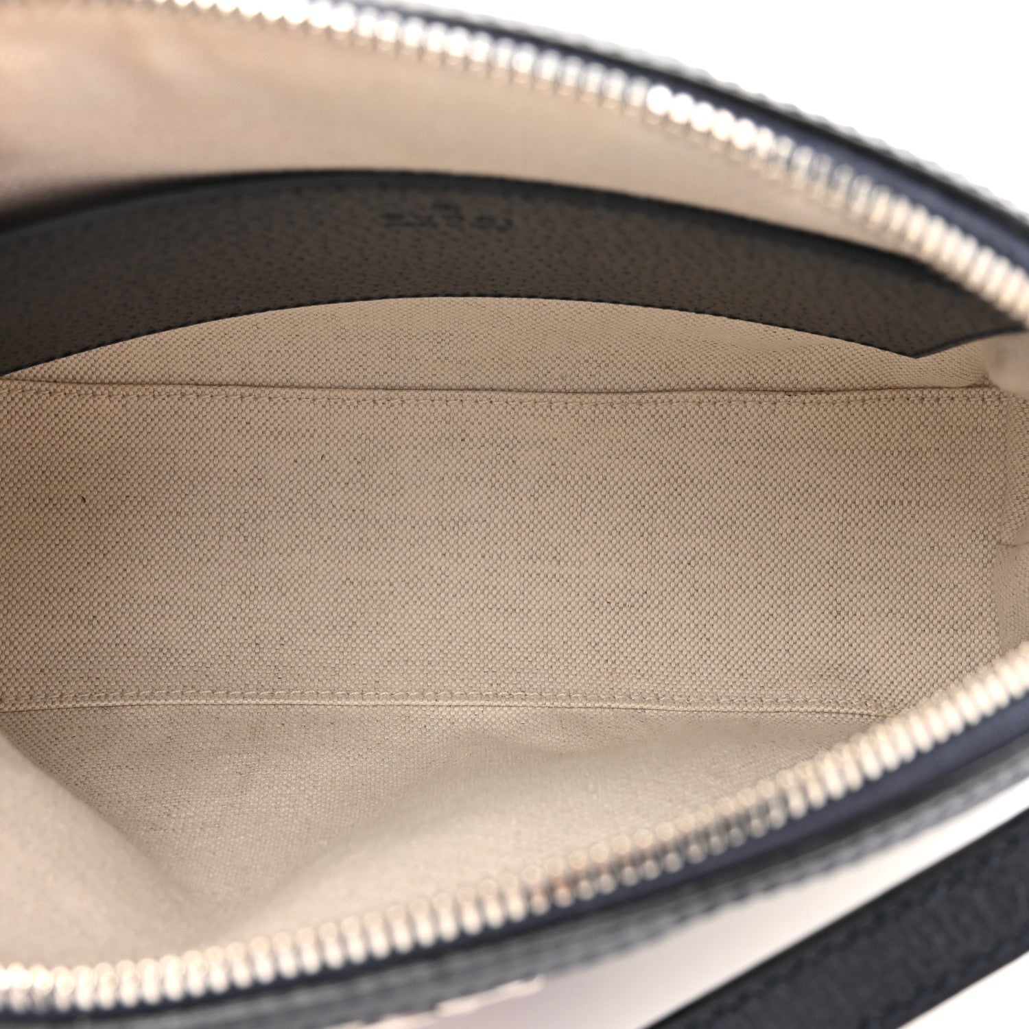 Gucci GG Supreme Monogram Textured Dollar Calfskin Web Small Ophidia Dome Shoulder Bag Beige Blue 5 of 12