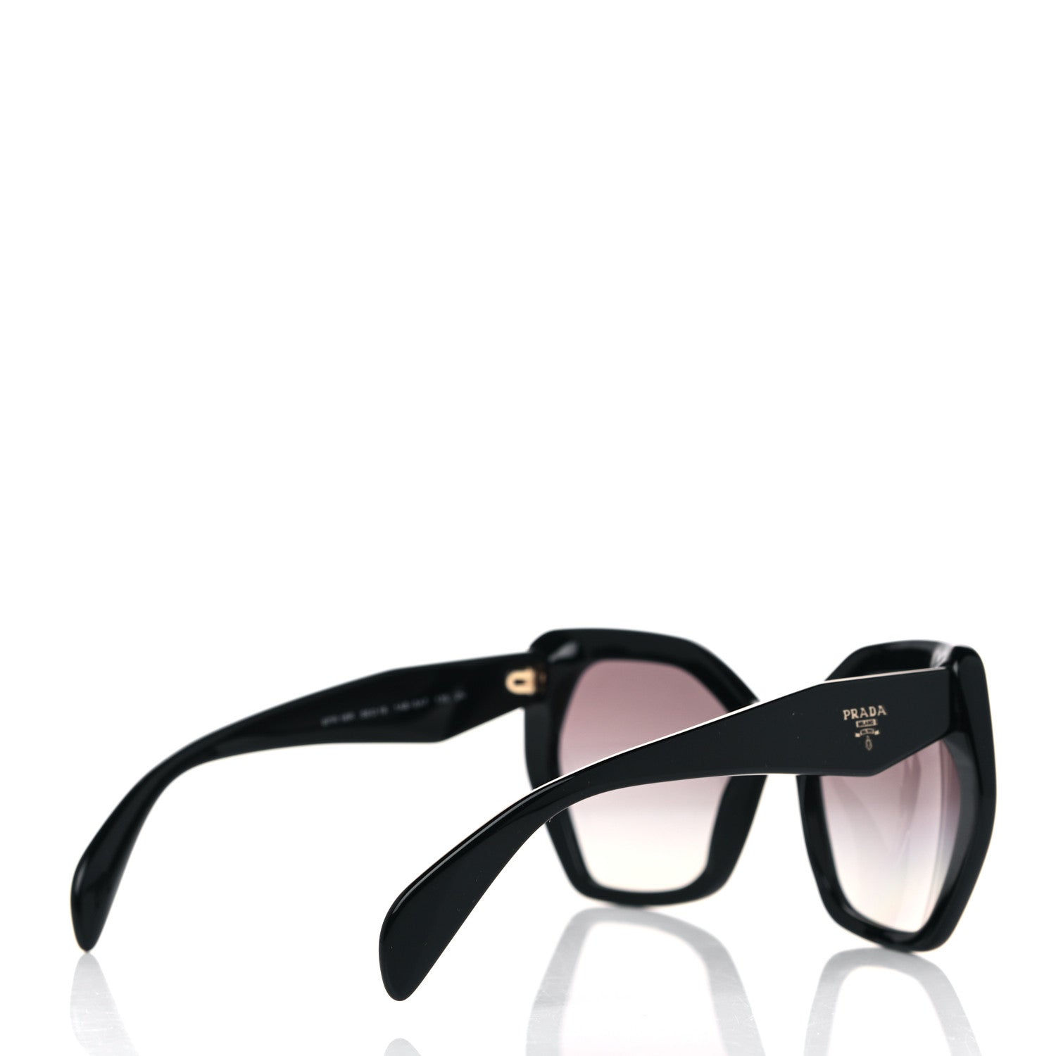 Prada Sunglasses SPR 16R Black 4 of 4