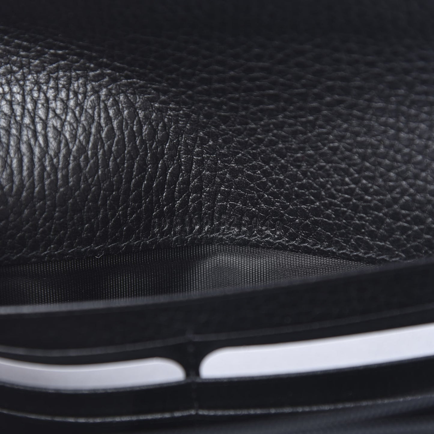 Dollar Calfskin Interlocking G Continental Wallet Black