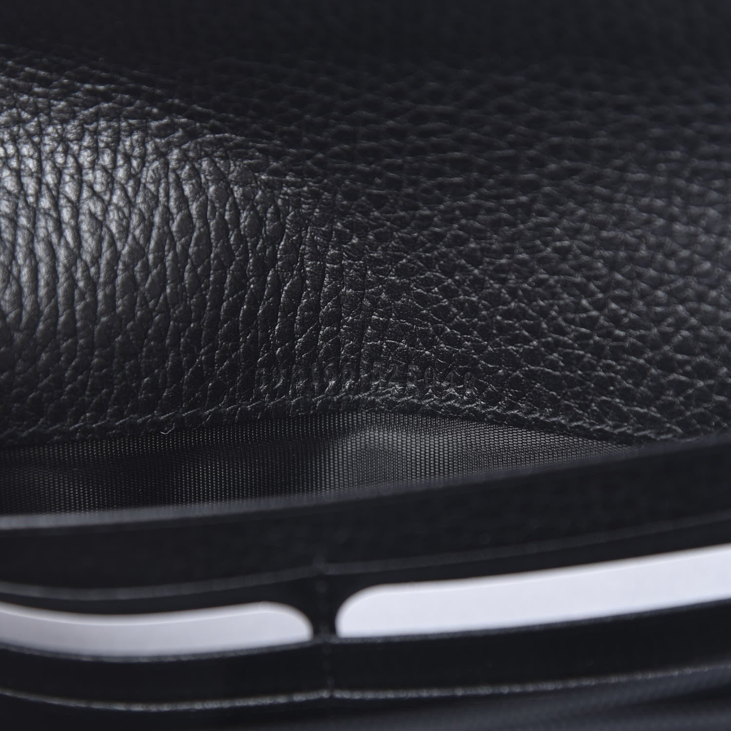 Gucci Dollar Calfskin Interlocking G Continental Wallet Black 7 of 8