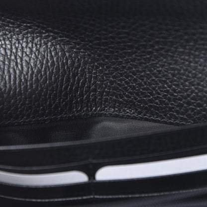Gucci Dollar Calfskin Interlocking G Continental Wallet Black 7 of 8