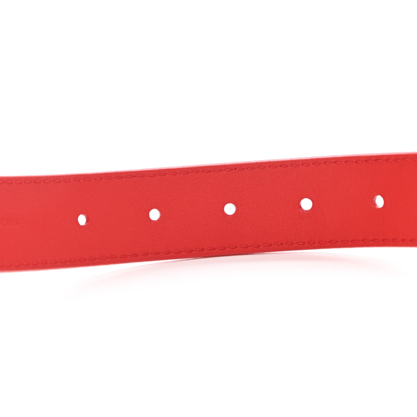 Epi 30mm LV Twist Belt 80 32 Coquelicot