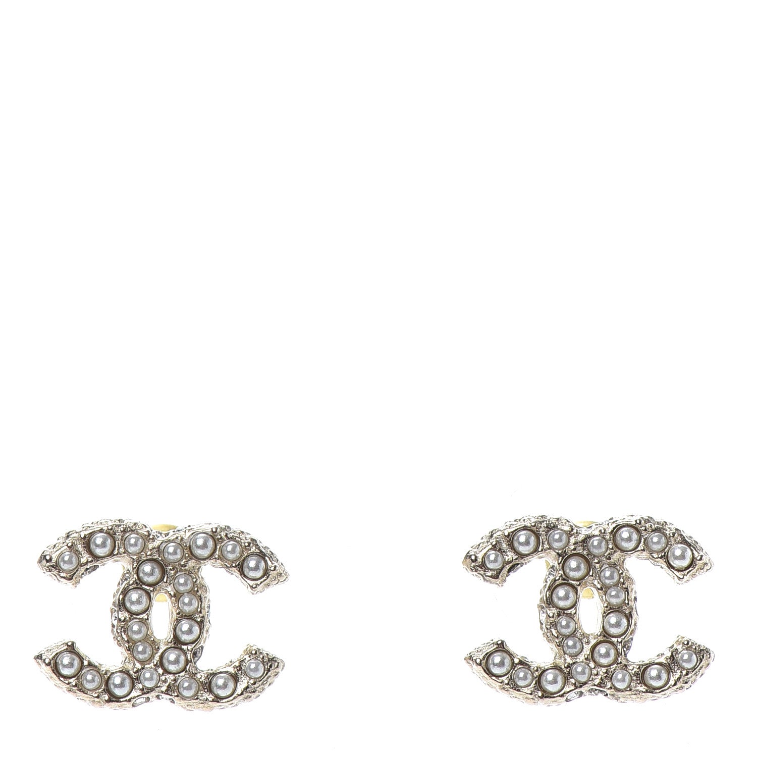 Chanel Pearl CC Earrings Gold 1 of 4