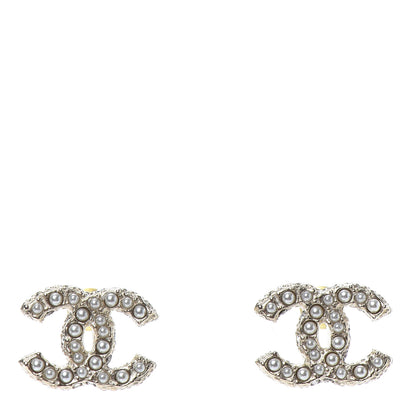 Chanel Pearl CC Earrings Gold 1 of 4