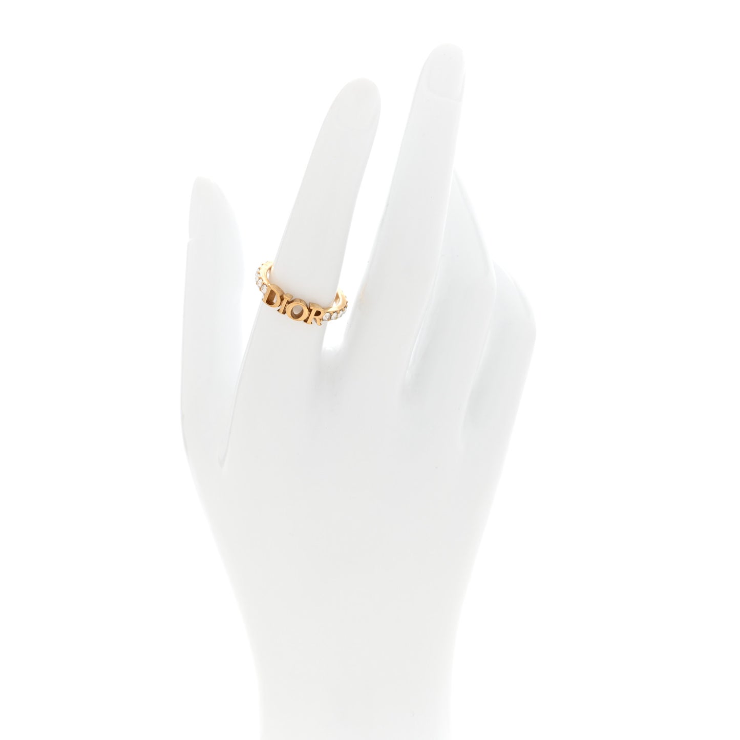 Metal Crystal DIO(R)EVOLUTION Ring 54 6.75 Gold