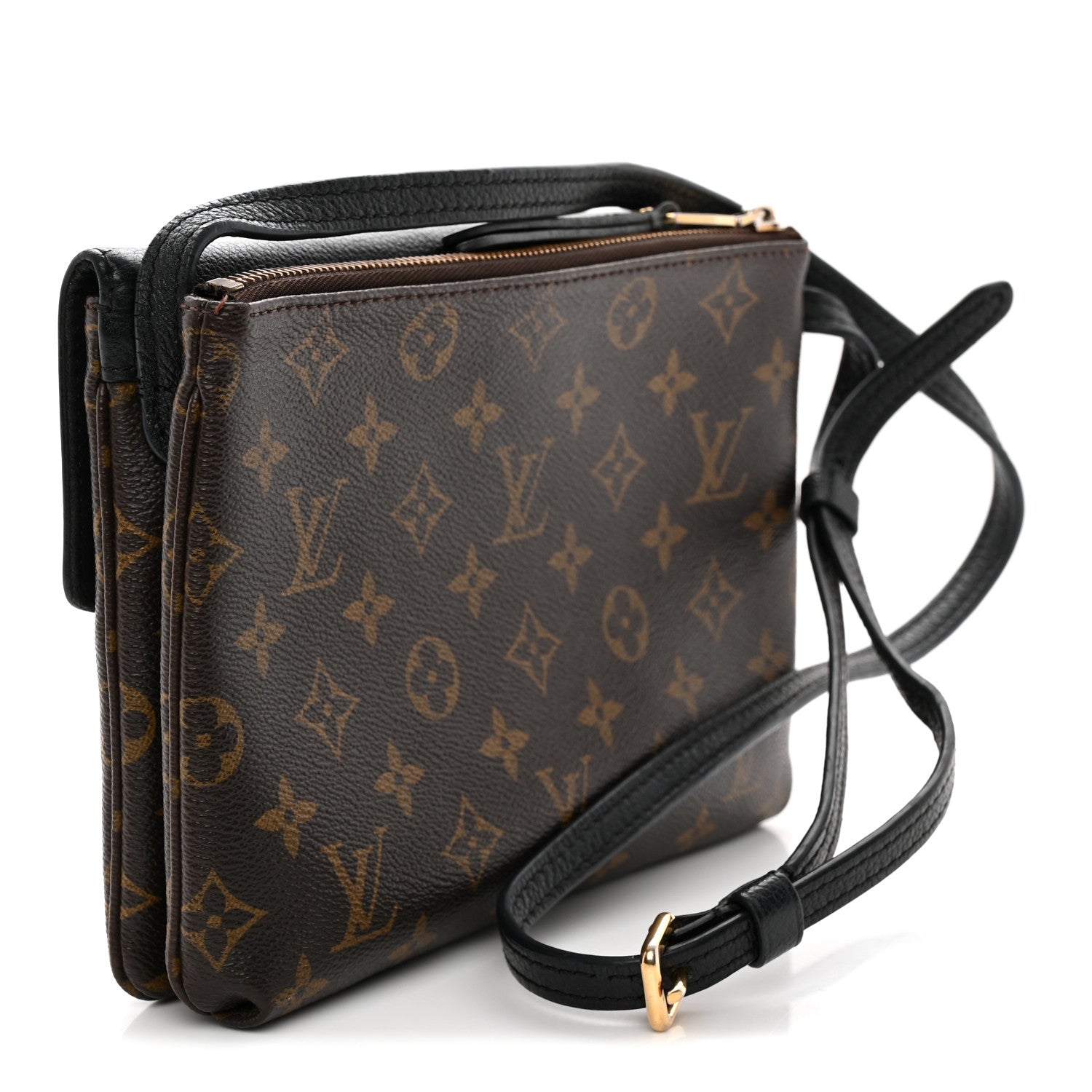 Louis Vuitton Monogram Twice Pochette Black 3 of 12