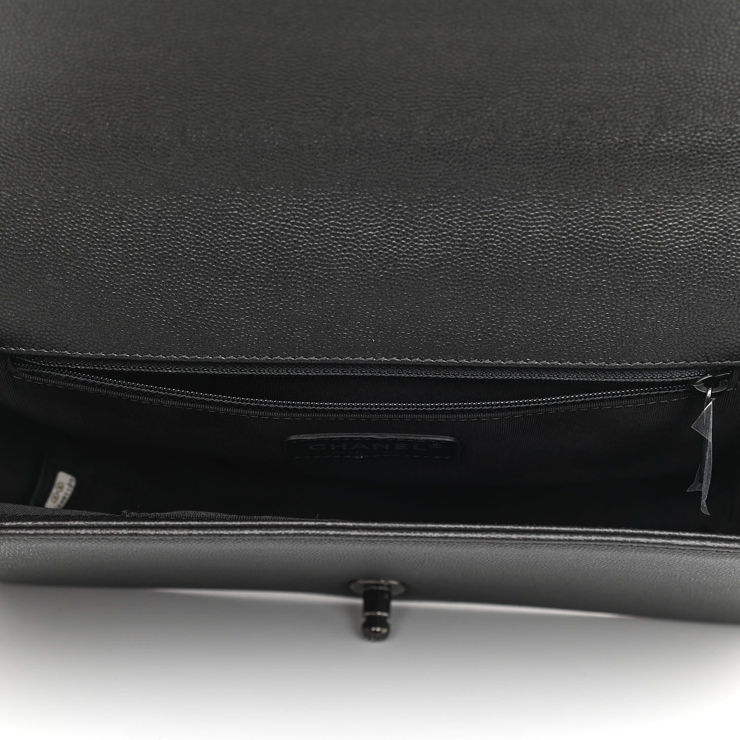 Chanel Caviar Quilted New Medium Boy Flap So Black 5 of 9