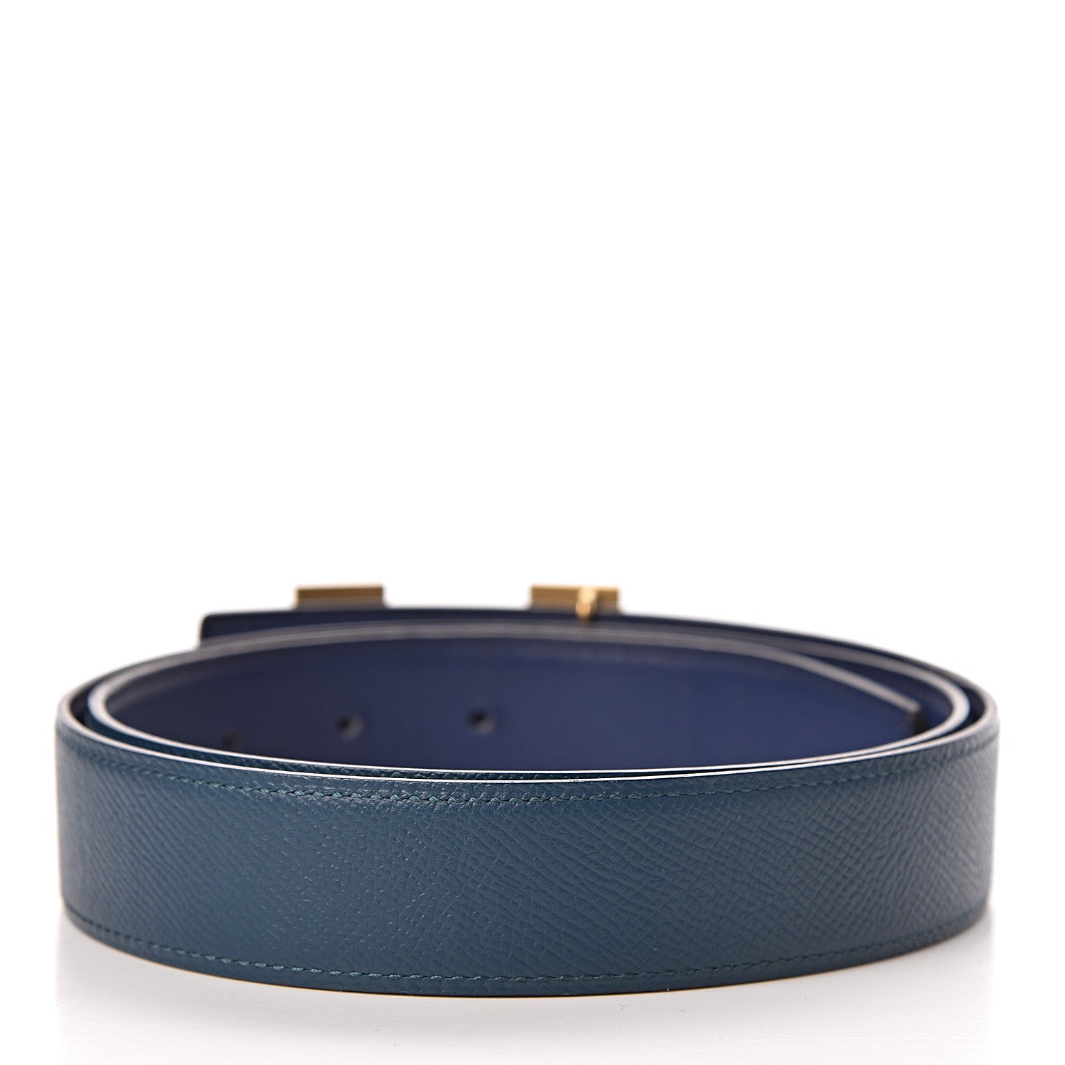 Hermes Epsom Swift H Belt 90 Colvert Bleu Saphir 3 of 11