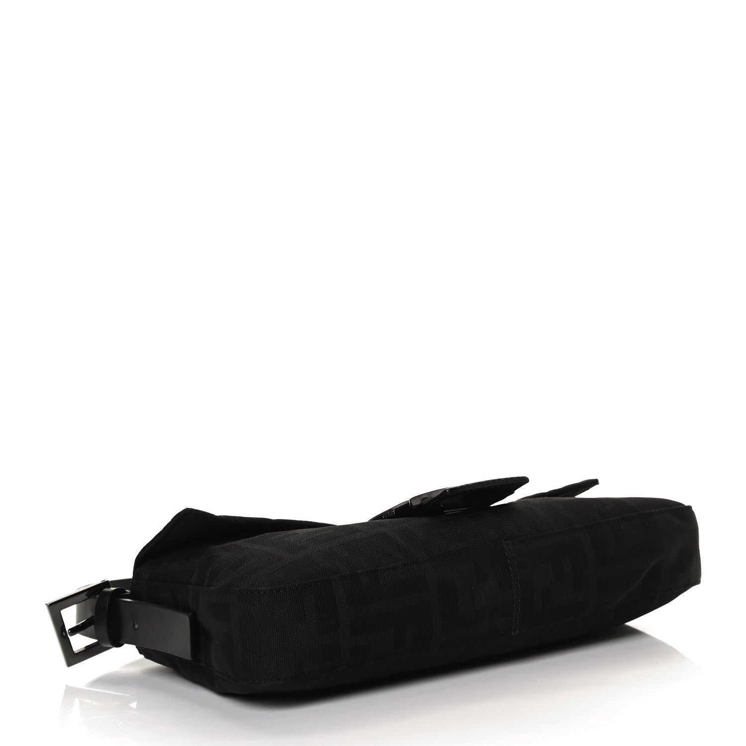 Fendi Nylon Zucca Baguette Black 3 of 12