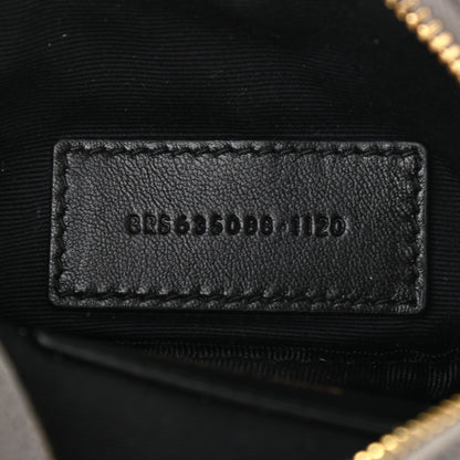 Saint Laurent Grain De Poudre Matelasse Monogram Baby Lou Camera Bag Fog 7 of 7