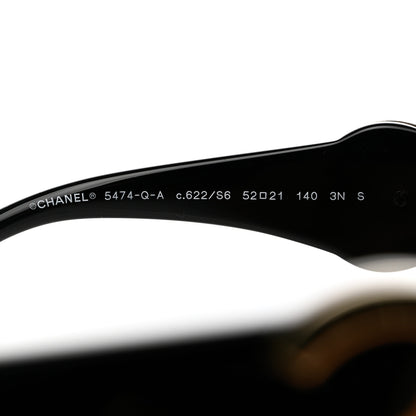 Chanel Acetate Calfskin Square Sunglasses 5474-Q-A Black 5 of 8