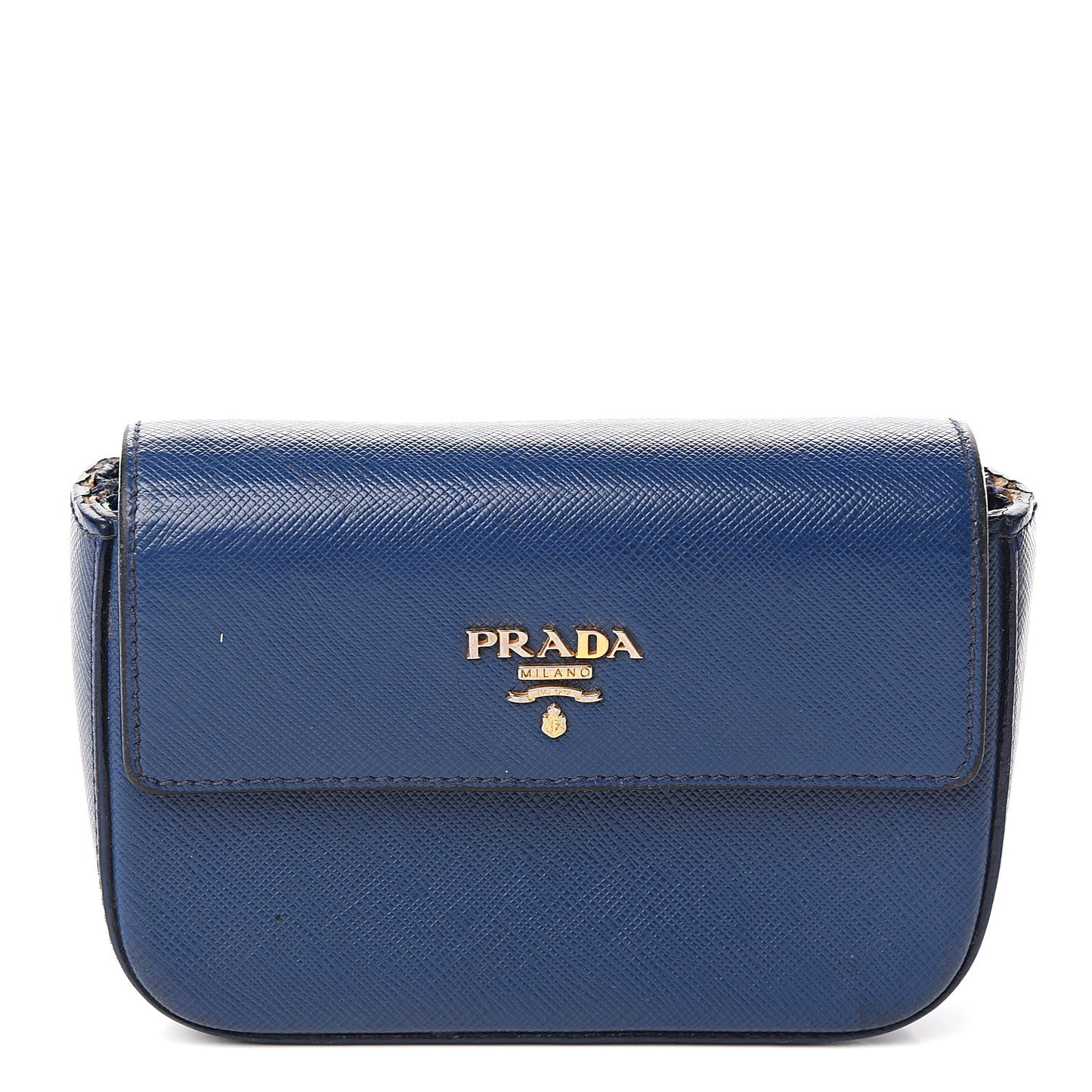 Saffiano Box Clutch Bleuette
