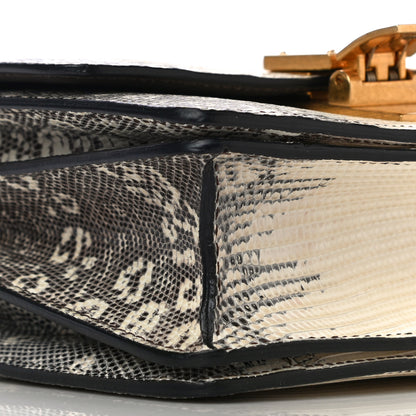Celine Lizard Small Classic Box Flap Bag Natural 8 of 10