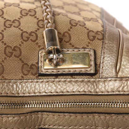 Gucci Monogram Medium Bella Tote Gold 19 of 20