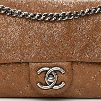 Chanel Caviar Quilted Medium Simply CC Flap Brown 7 of 10