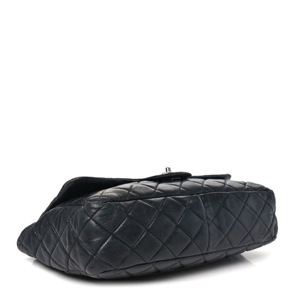 Chanel Lambskin Quilted Jumbo Single Flap Black 4 of 13