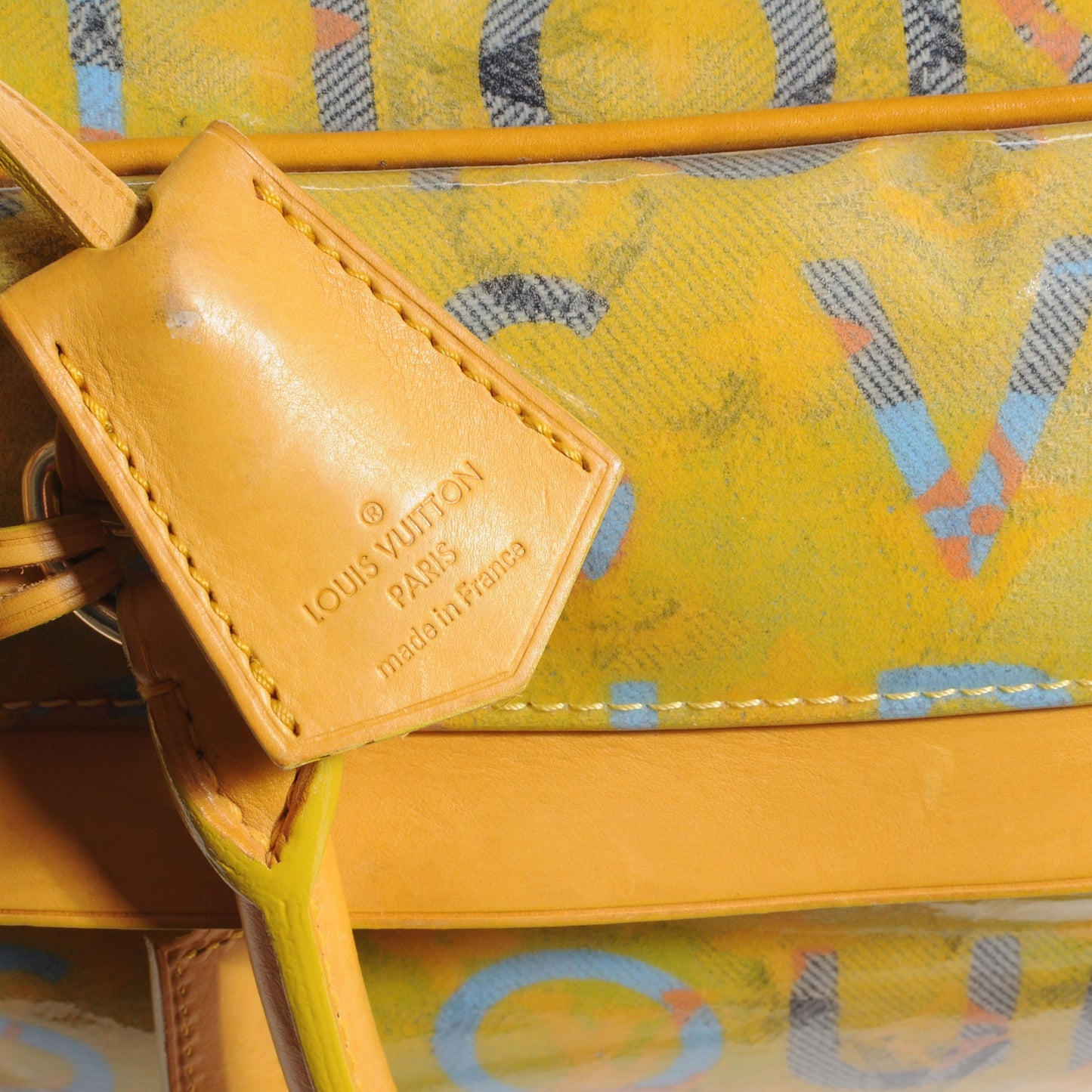 Monogram Pulp Defile Weekender PM Yellow