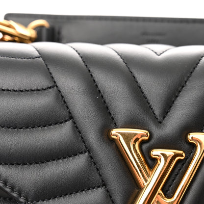 Louis Vuitton Calfskin New Wave Chain MM Black 13 of 14