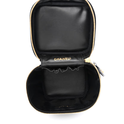 Chanel Caviar Vanity Cosmetic Case Black 5 of 11