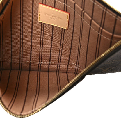 Louis Vuitton Monogram Neverfull MM GM Pochette 6 of 8