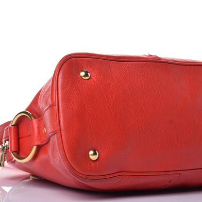 Saint Laurent Calfskin Large Muse Red 7 of 9