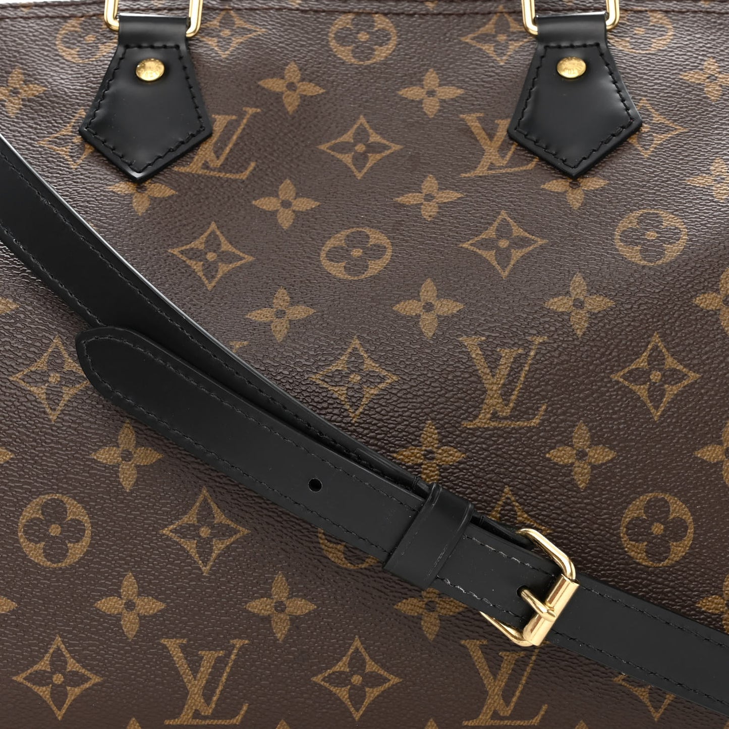 Monogram My World Tour Speedy Bandouliere 30 Black