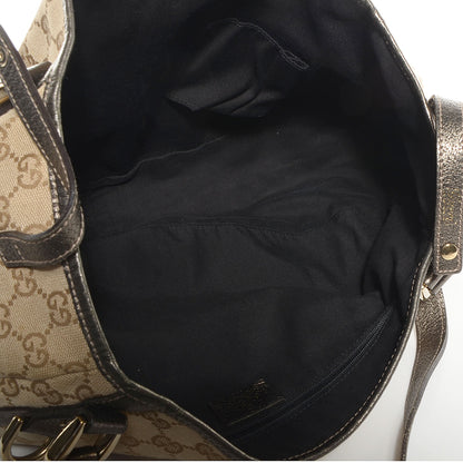Gucci Monogram Medium Abbey Shoulder Bag Metallic 5 of 7
