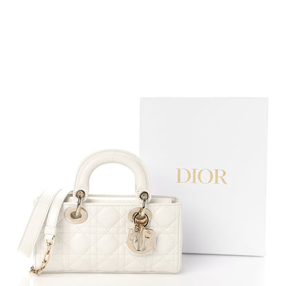 Christian Dior Lambskin Cannage Small Lady D-Joy Latte 9 of 9