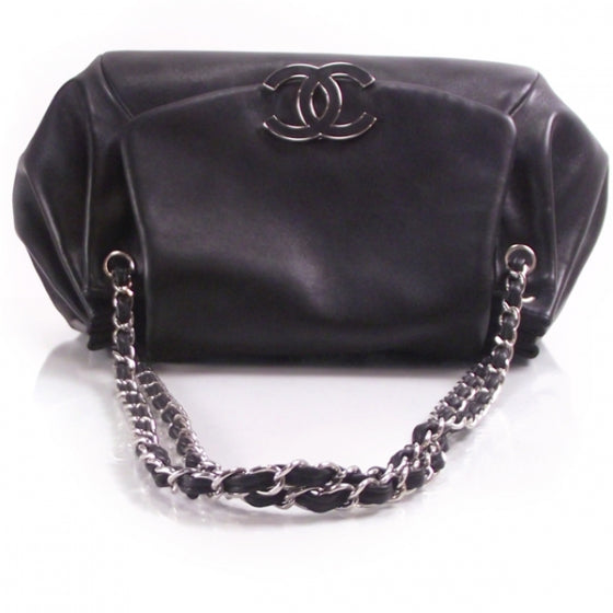 LAMBSKIN ACCORDION FLAP