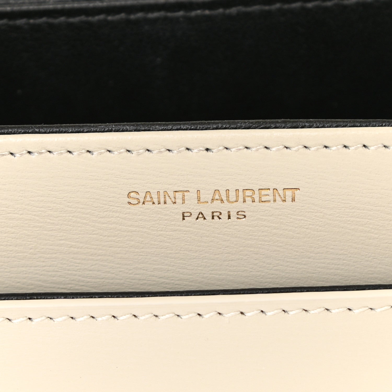 Saint Laurent Calfskin Le 61 Shoulder Bag White 7 of 8