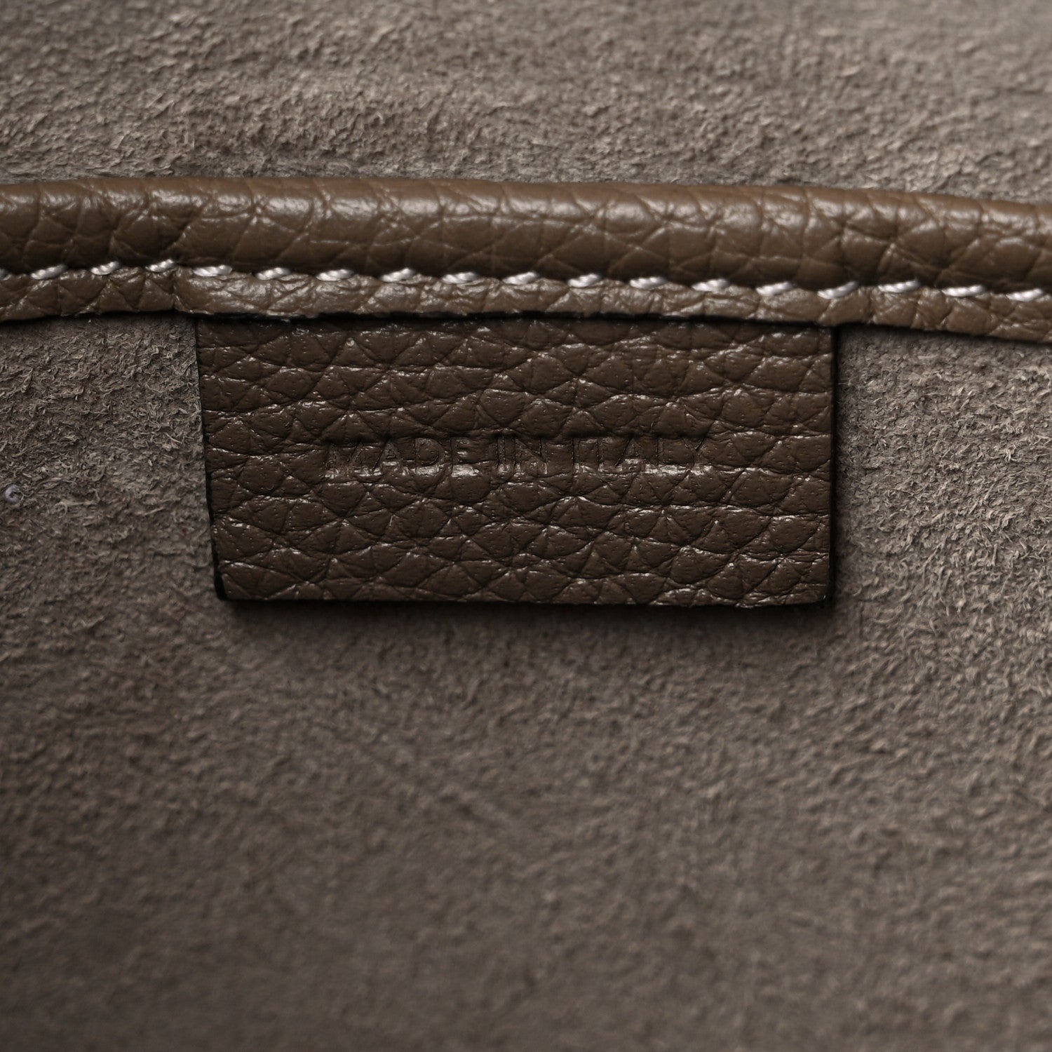 Celine Drummed Calfskin Nano Luggage Souris 7 of 9