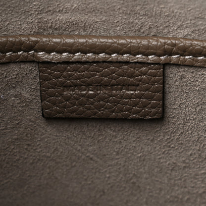 Celine Drummed Calfskin Nano Luggage Souris 7 of 9