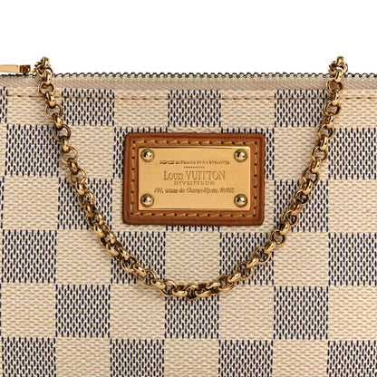 Louis Vuitton Damier Azur Pochette Milla MM 8 of 14