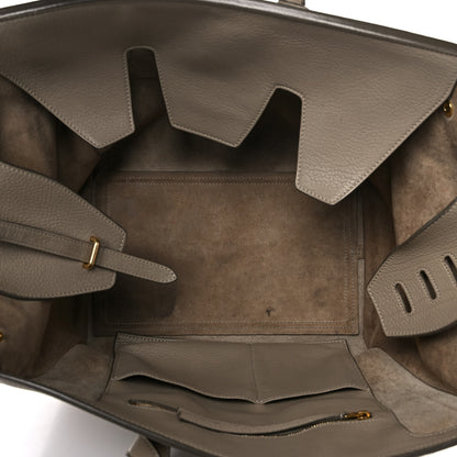 Celine Crisped Calfskin Medium Tie Knot Tote Taupe 5 of 24